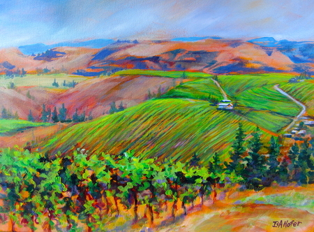 Okanagan Vineyard View